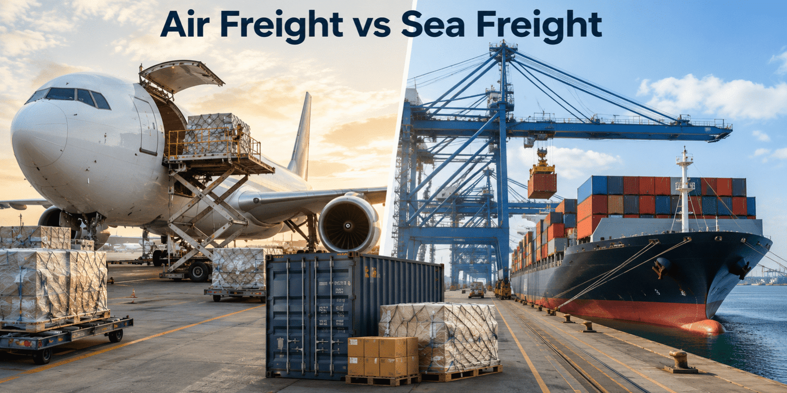 Air Freight vs Sea Freight Air Freight vs Sea Freight