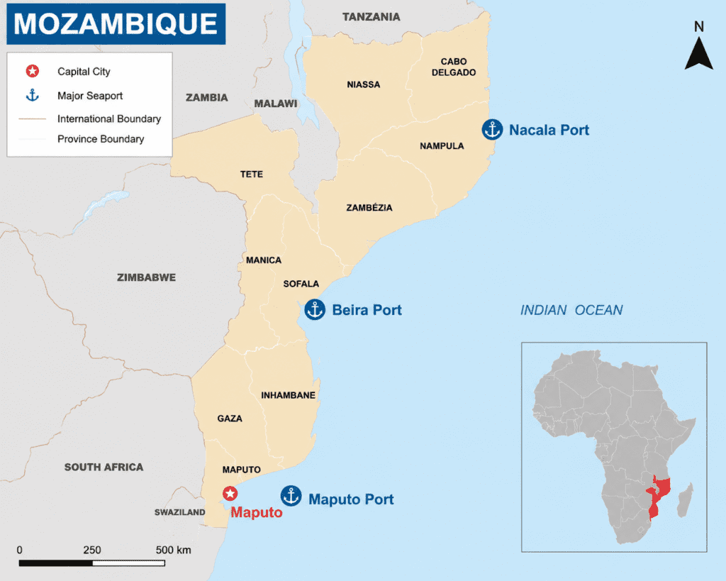 Mozambique ports for container shipping – Maputo Beira Nacala Mozambique ports for container shipping – Maputo Beira Nacala