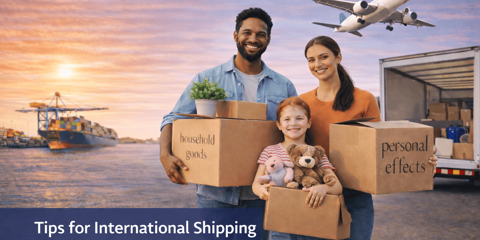 7 Tips for Shipping Personal and Household Effects
