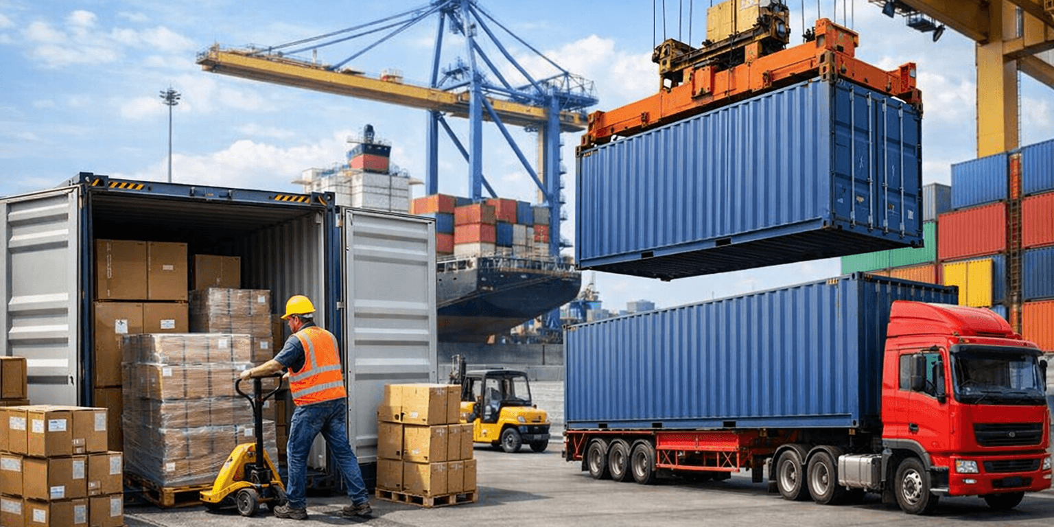 Groupage vs Full Container Shipping
