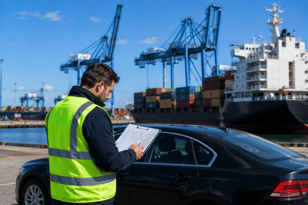 Best countries to ship a car from UK – vehicles ready for export at port