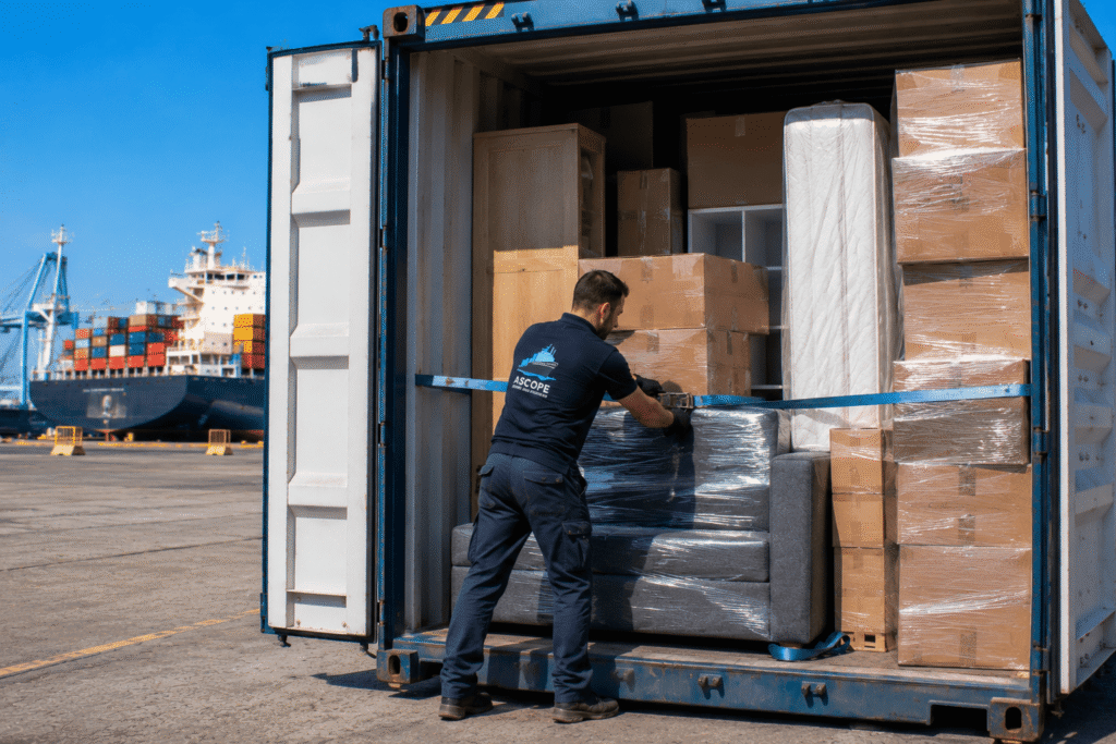 How to ship belongings from UK overseas – packing boxes for shipment