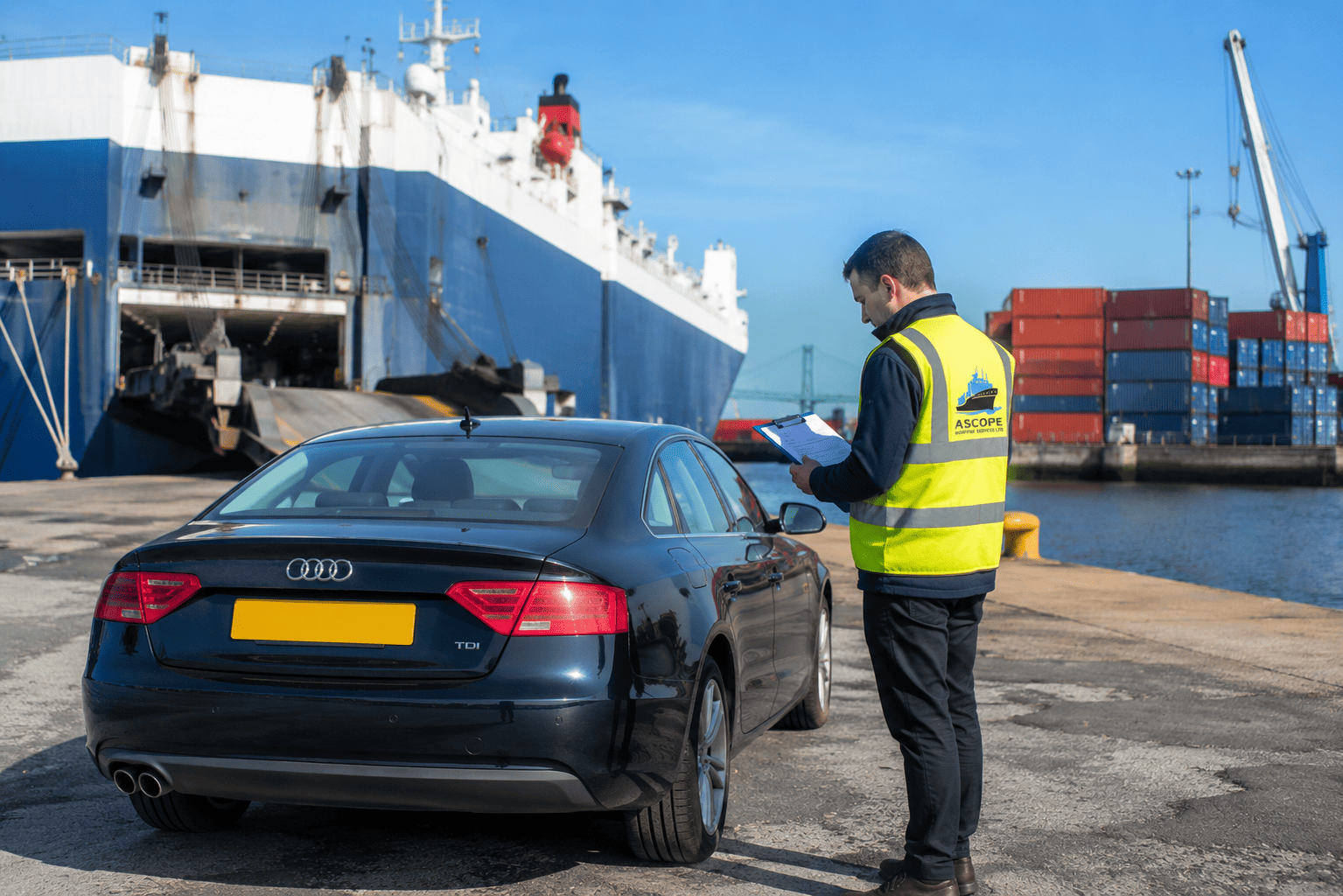RoRo car shipping UK to Turkey vehicle loading ramp RoRo car shipping UK to Turkey vehicle loading ramp