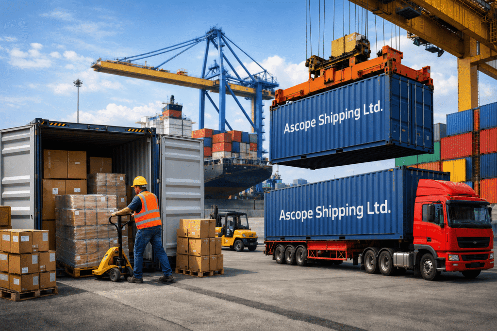 Groupage vs Full Container Shipping