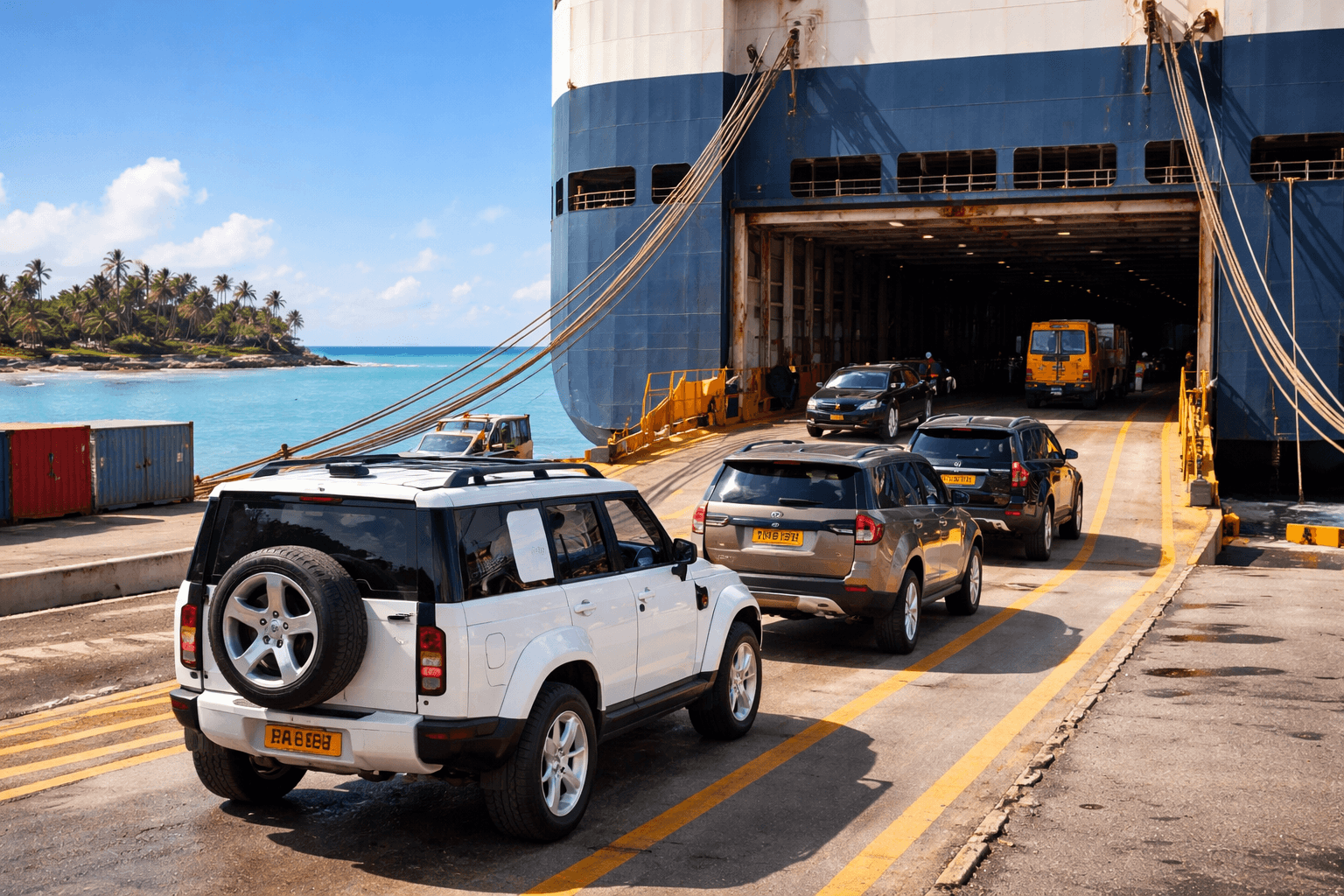Land Rover Shipping
