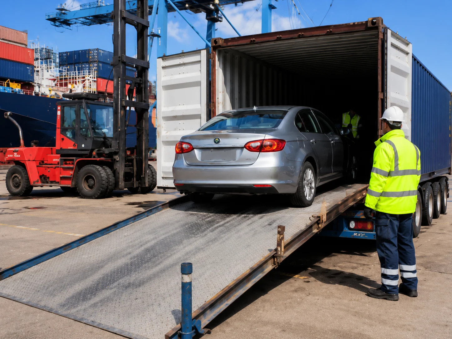 CONTAINER CAR SHIPPING TO MALTA