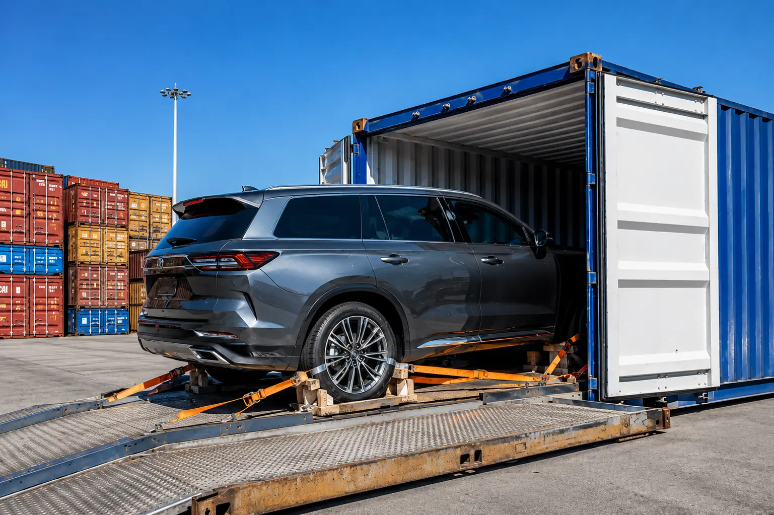 CONTAINER CAR SHIPPING TO SINGAPORE