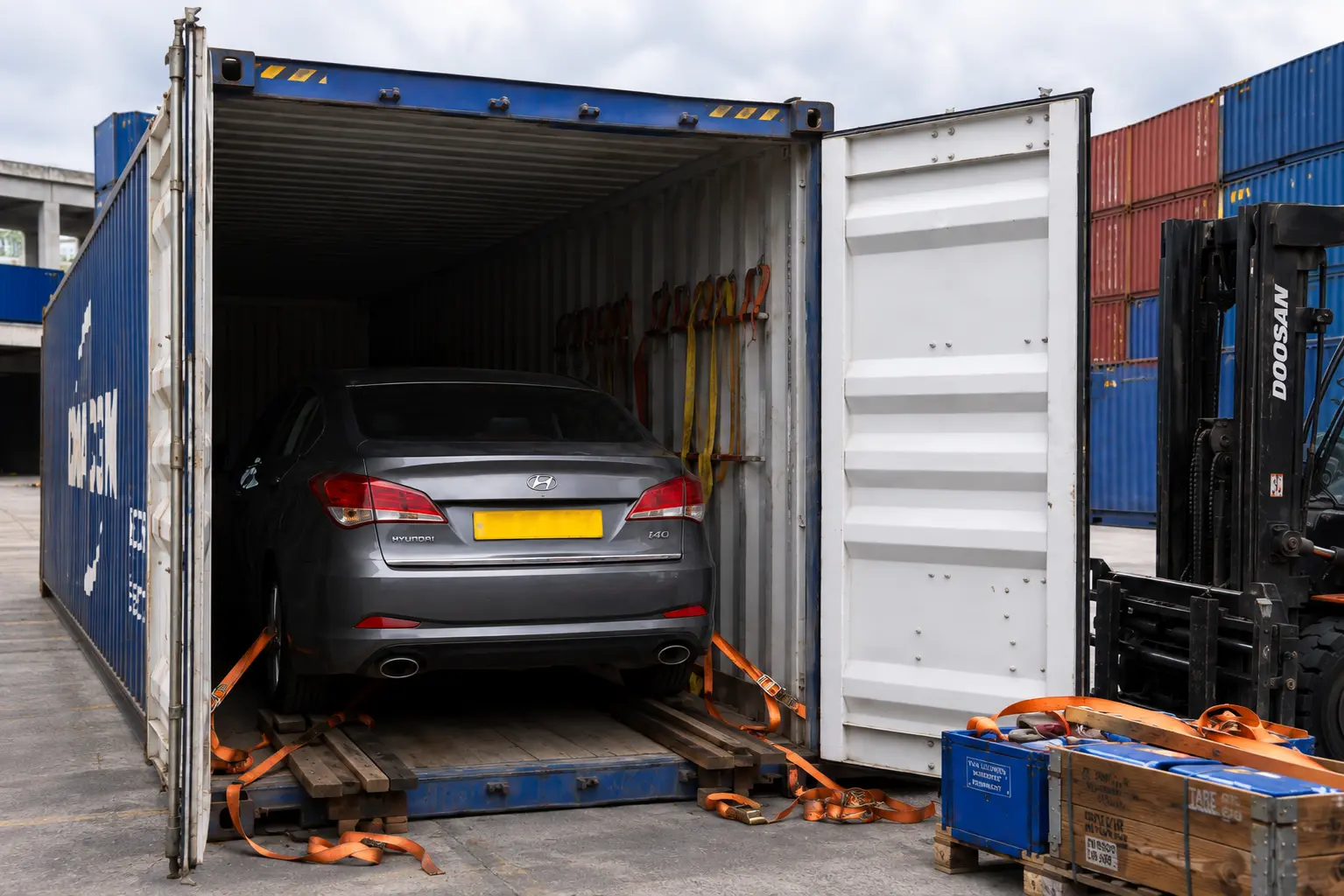 Container car shipping to Libya