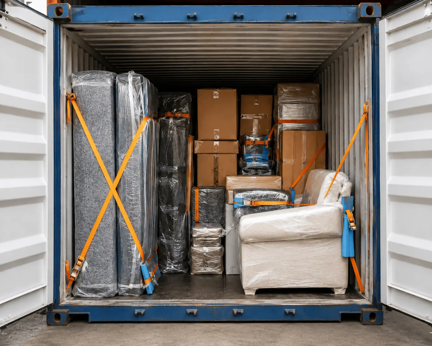 HOUSEHOLD GOODS CONTAINER SHIPPING