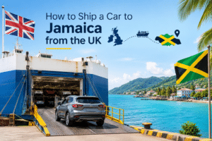 Car shipping from the UK to Jamaica by RoRo vessel