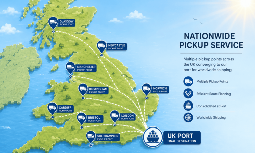 Coordinating fleet vehicle collection from multiple UK locations